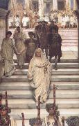 Alma-Tadema, Sir Lawrence The Triumph of Titus: AD 71 (mk23) oil on canvas